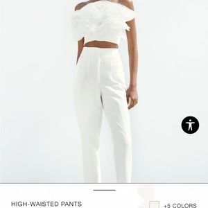 Viral Zara Trouser Pant. XXL. White. Unable to return